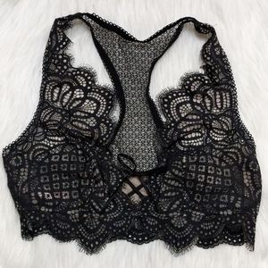Victoria's Secret Black Dream Angels Lace Bralette